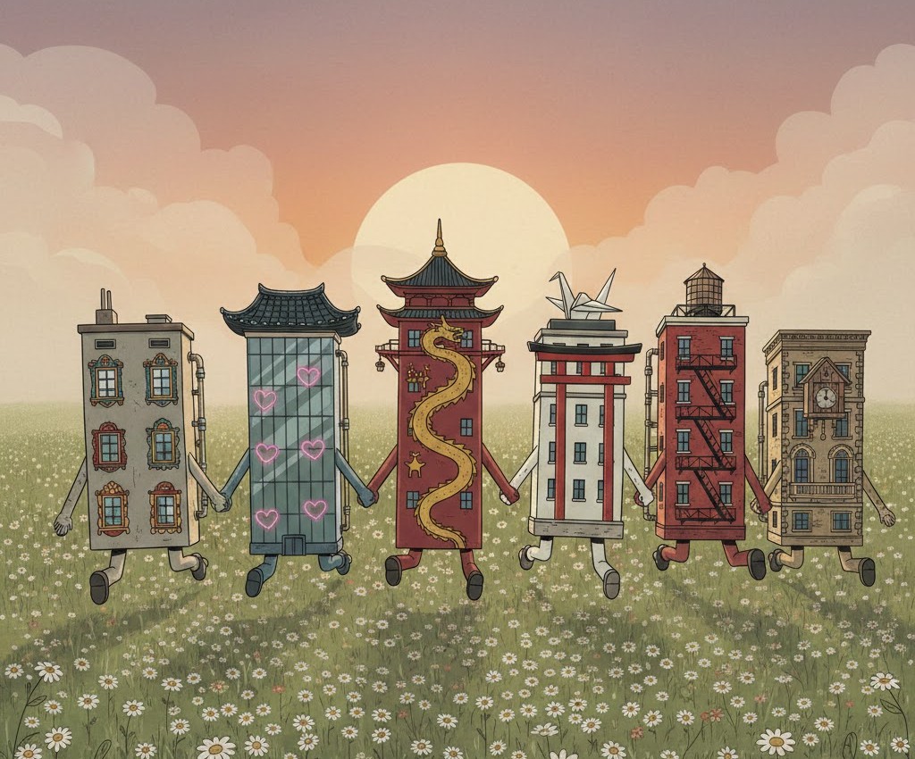 Дома всех стран, соединяйтесь! Глобальная солидарность. Жилье больше не ждет жильцов. Это самодостаточный капитал, который гуляет сам по себе.